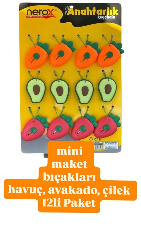 FENOMEN MİNİ FALÇATA AVAKADO SERİ / 12Lİ STANT